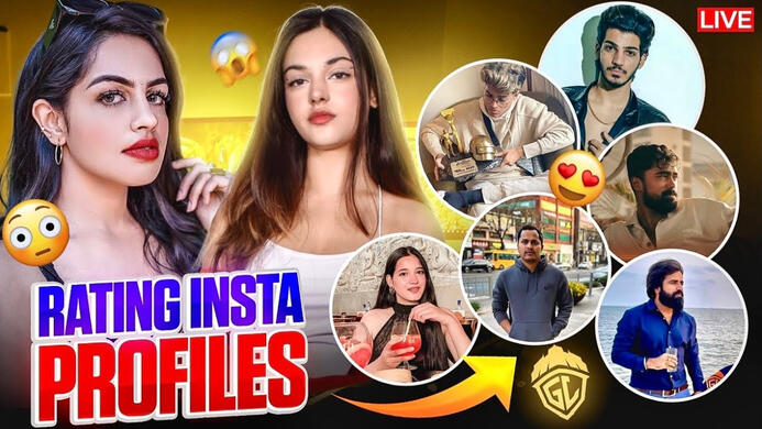 Rating Instagram Profiles ft. @GodLikeEsportss 😍